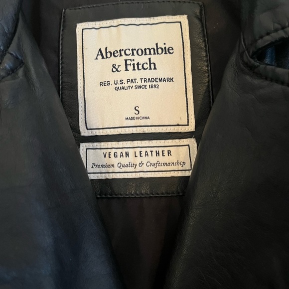 Abercrombie & Fitch Vegan Leather Jacket (small) - Picture 3 of 7